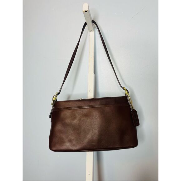 Coach Handbags - Coach Vintage New Brown Leather Shoulder Bag
